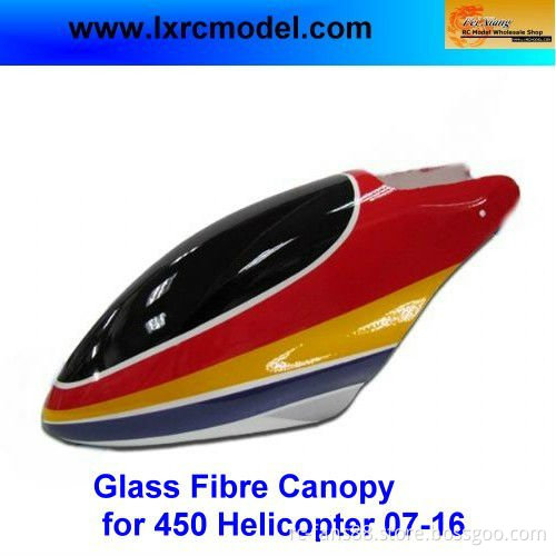 Glass Fibre Canopy for 450 Helicopter 07-16
